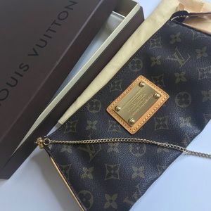 Louis Vuitton Monogram Clutch Authentic with Box